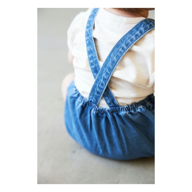 Frankie Organic Cotton Denim Dungarees -product