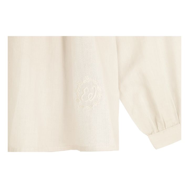 Double Button Blouse - Women's Collection | Ecru- Product image n°2