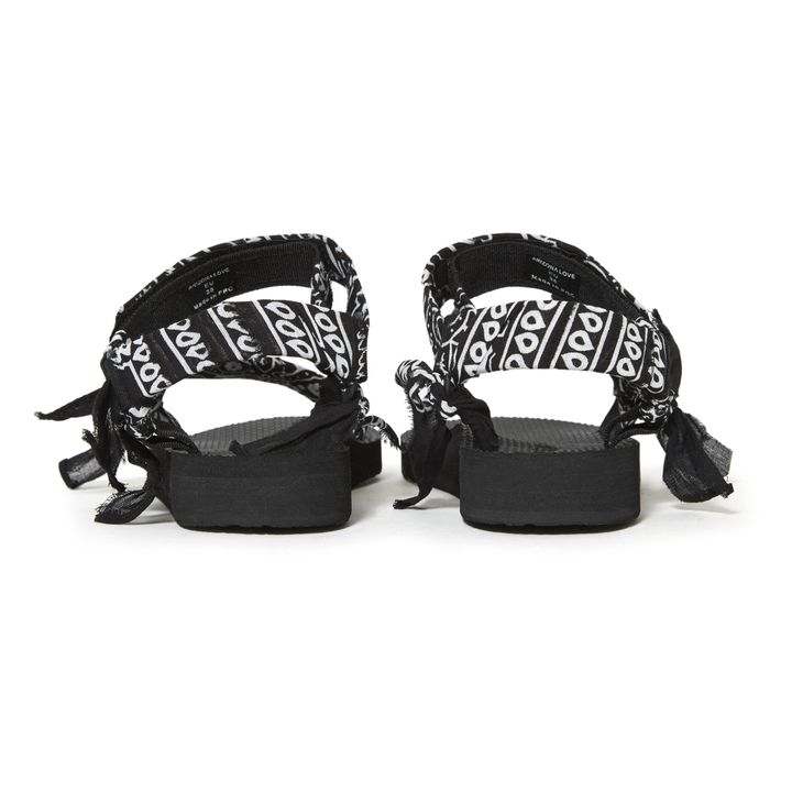Sandalias Trekky Bandana Negro- Imagen del producto n°4