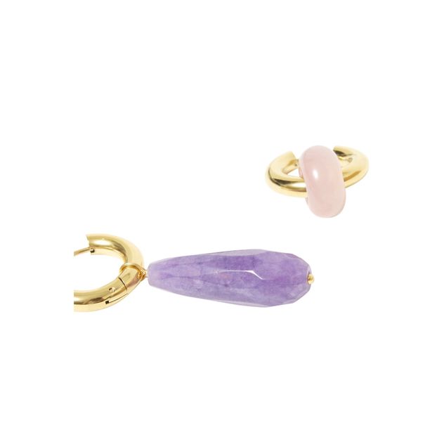 Boucles d'Oreilles Dépareillées Pierres-product