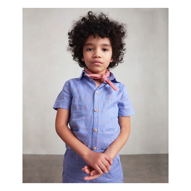 Linen Short-sleeved Shirt -product