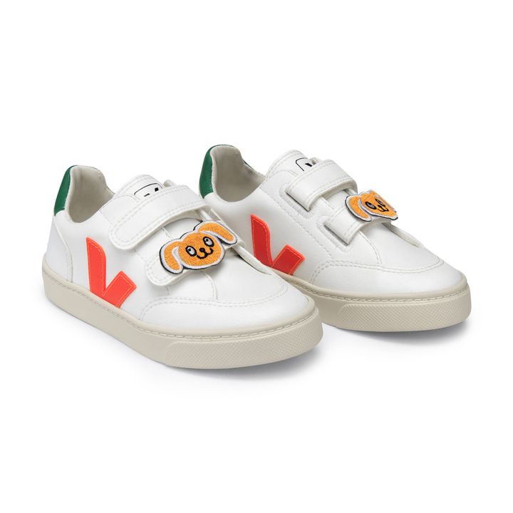 Colaboración Veja x Mini Rodini - Zapatillas V-12 Blanco- Imagen del producto n°7
