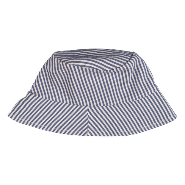 Sombrero algodón y lino a rayas-product