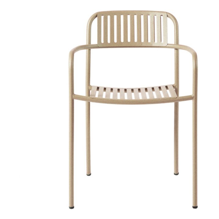 Patio Stainless Steel Outdoor Chair Sand- Product image n°0