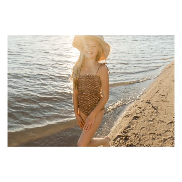 Maillot de Bain Smocké Fleurs-product