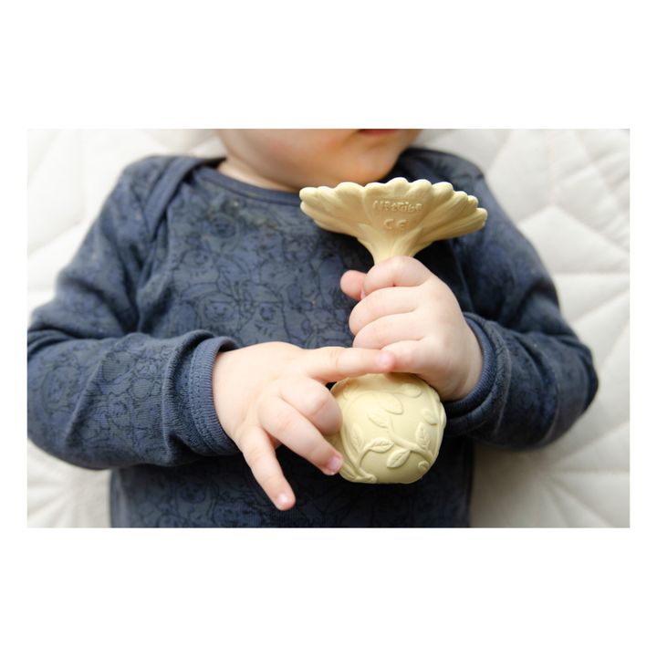 Daisy Teething Rattle Pale yellow- Product image n°1