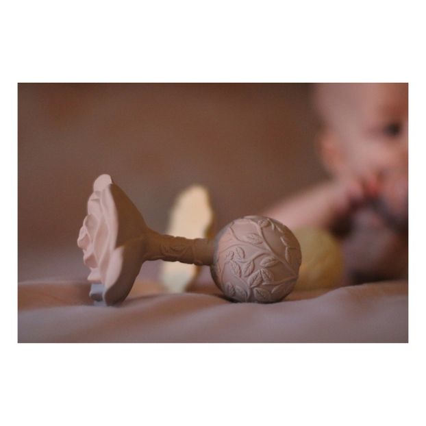 Rose Teething Rattle-product