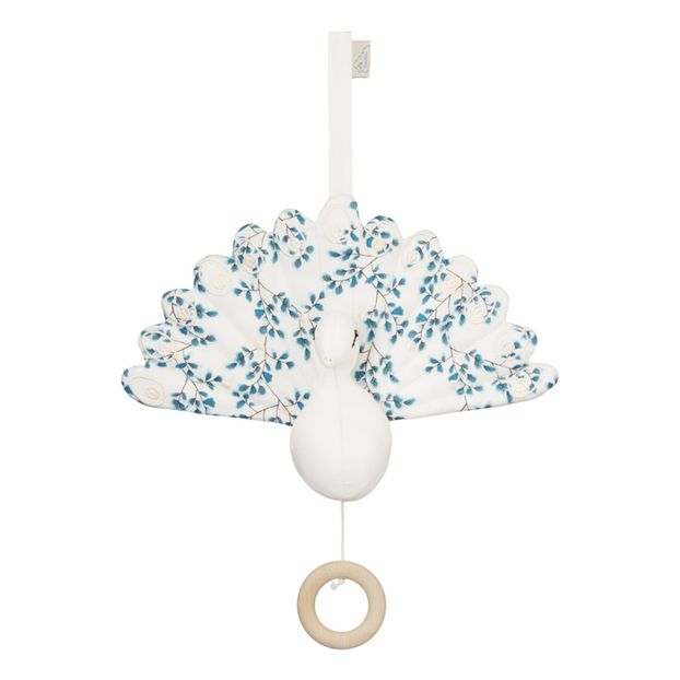 Mobile musical Fiori Paon en coton bio-product