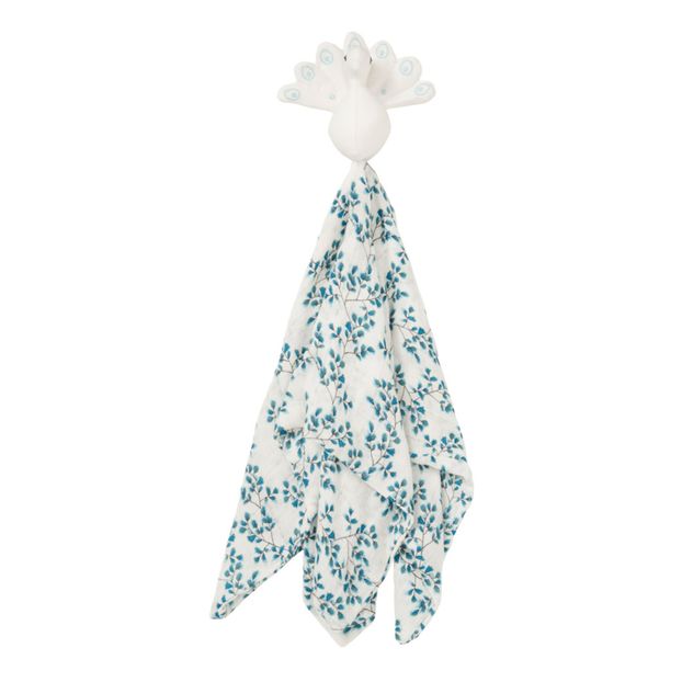 Doudou Fiori Paon en coton bio-product