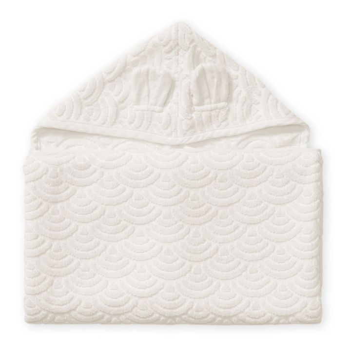 Serviette de toilette Lapin en coton bio | Blanc cassé- Image produit n°0