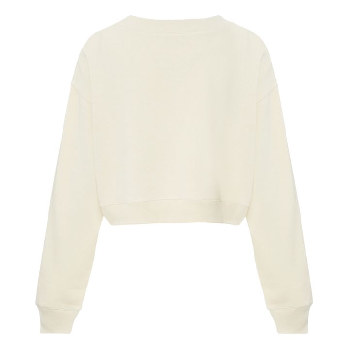 Felpa Joni Vintage Cropped Ecru- Immagine del prodotto n°4