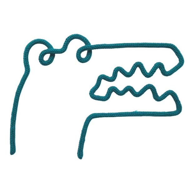 Décoration murale en tricotin - Crocodile-product