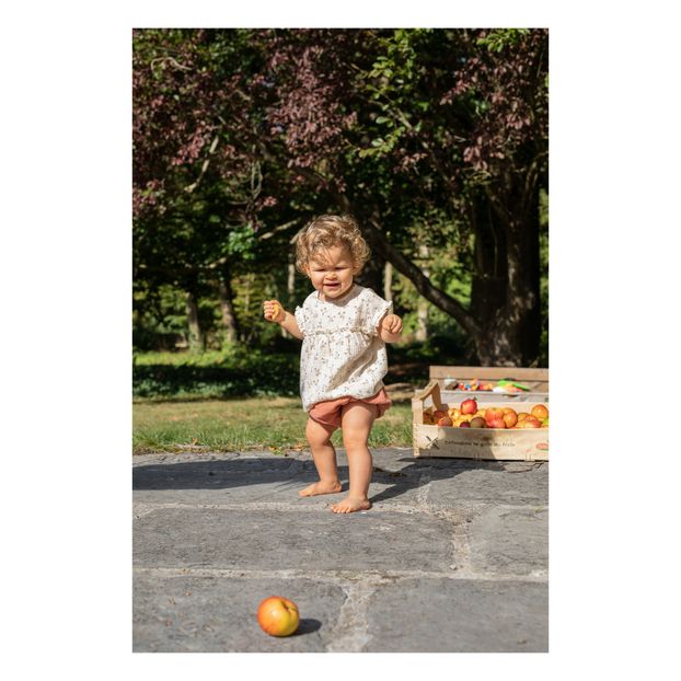 Camicetta in garza di cotone Lila-product