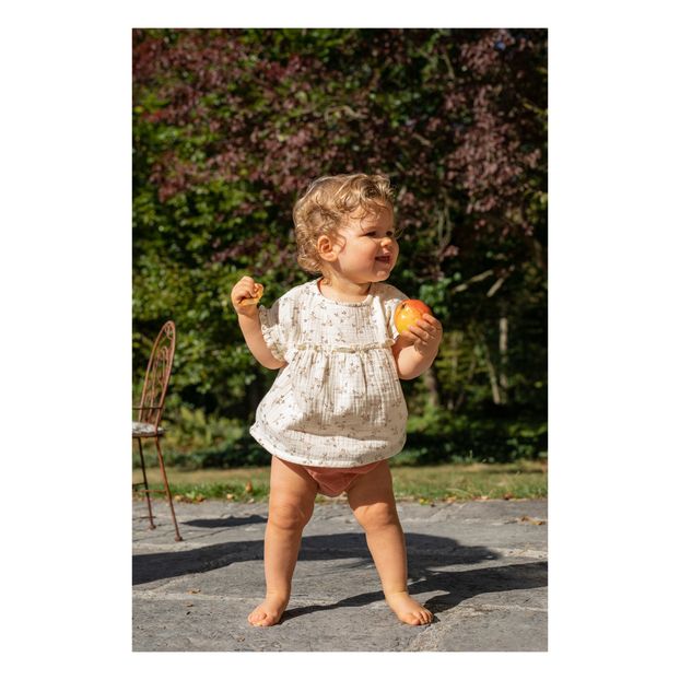 Camicetta in garza di cotone Lila-product