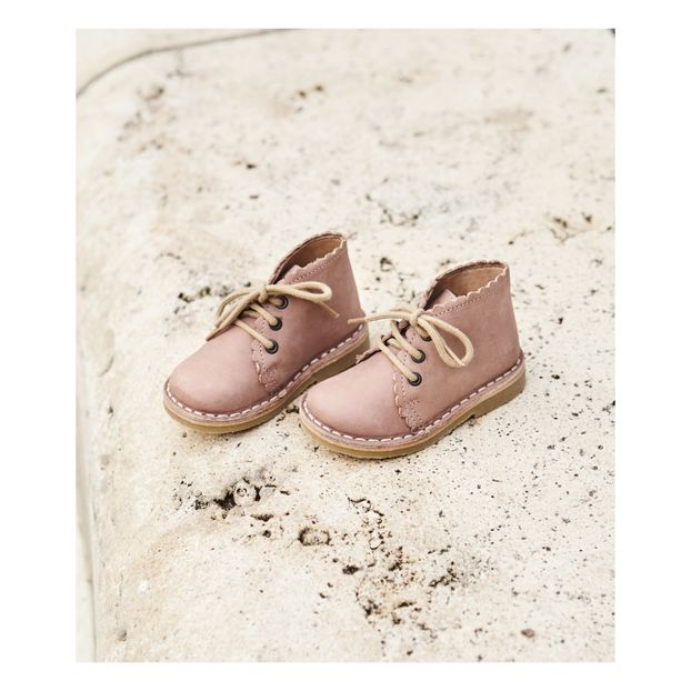 Boots à Lacets Festonnées-product