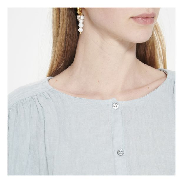 Boucles d'Oreilles Dépareilléess en Plaqué Or 24 ct Perles et Crystal Swarovski-product