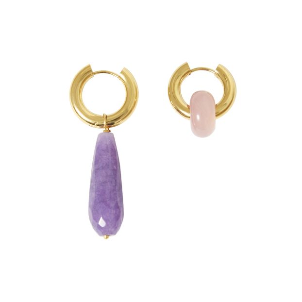 Boucles d'Oreilles Dépareillées Pierres-product