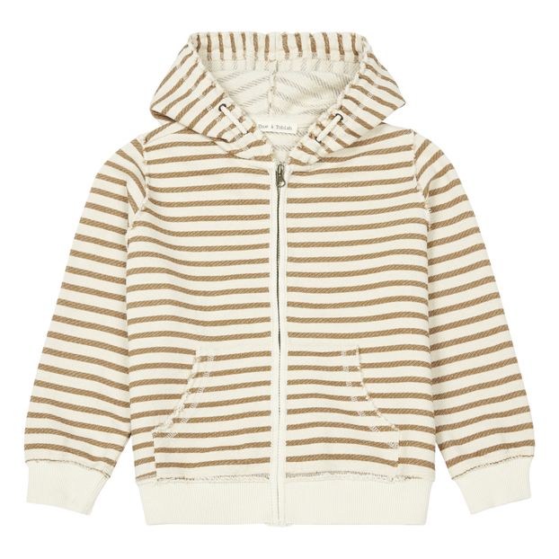 Sweat Zippé Capuche Rayé-product