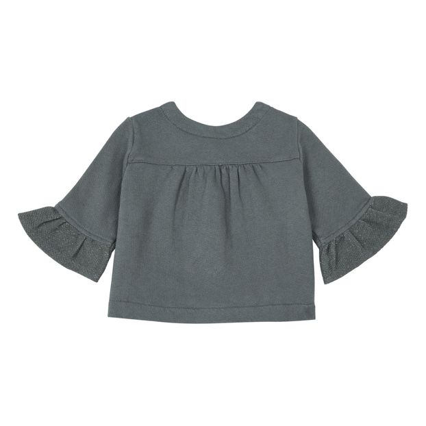 Lurex Fleece Cardigan -product
