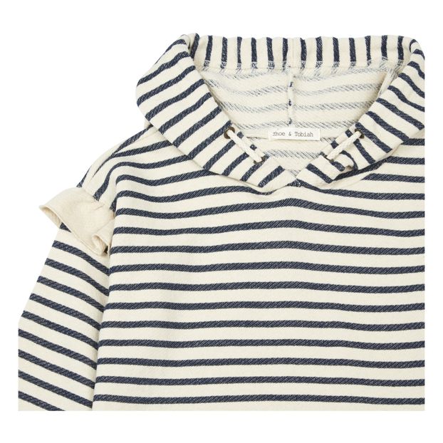 Sweat Capuche Rayé Volants-product