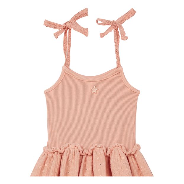 Organic Cotton Swiss Embroidered Midi Dress-product