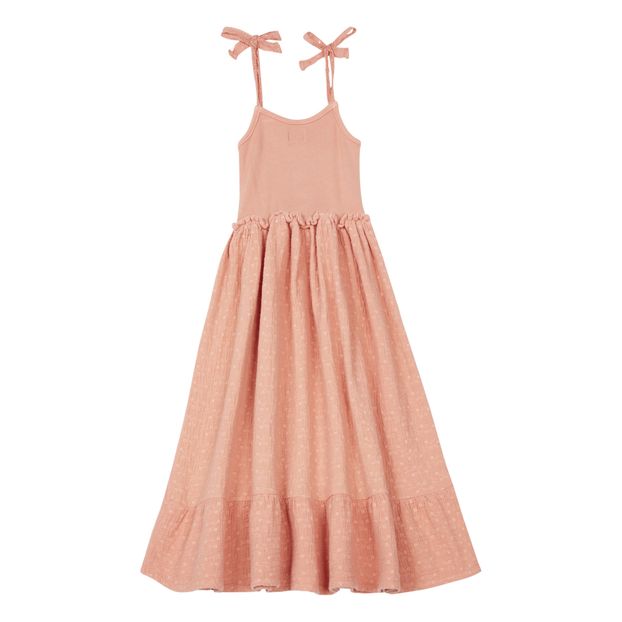 Organic Cotton Swiss Embroidered Midi Dress-product