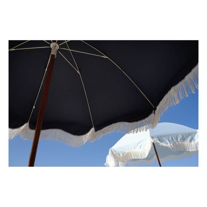 Parasol frangé Holiday | Bleu- Image produit n°3