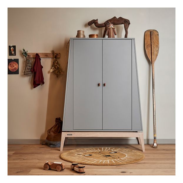 Luna Small Oak Wardrobe - 2 Doors-product