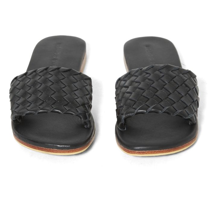 Sandalen Slides - Damenkollektion | Schwarz- Produktbild Nr. 4