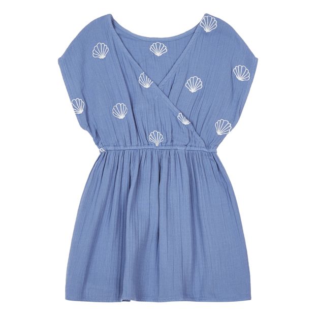 Floral Organic Cotton Muslin Dress-product