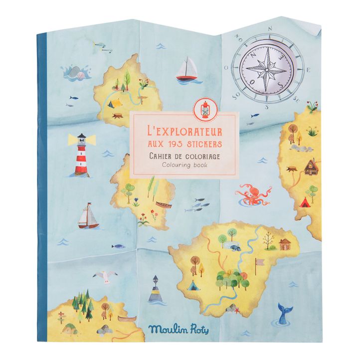 Cahier stickers L'explorateur- Image produit n°0