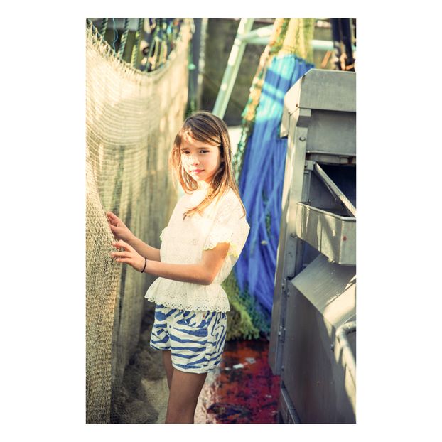 Jean Tiger Stretch Shorts -product