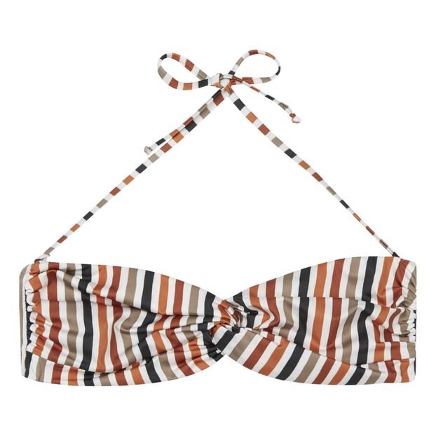 Napoli Striped Bikini Top -product