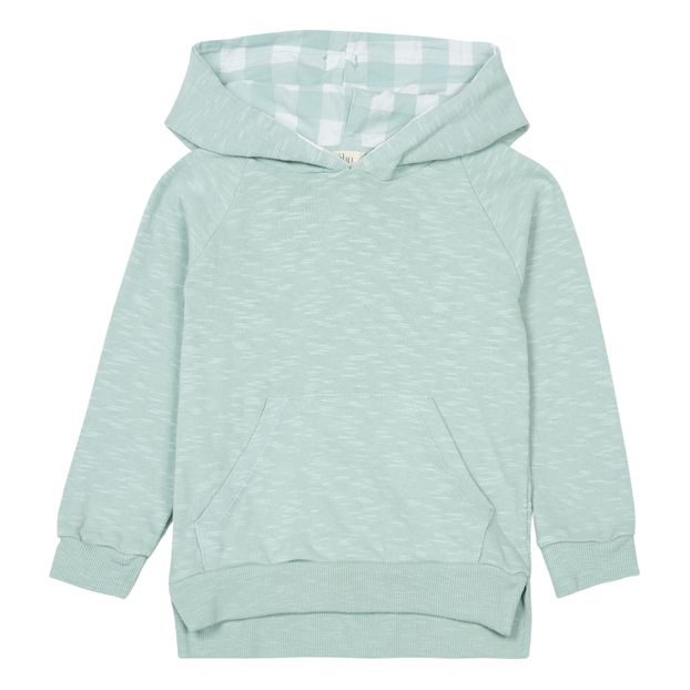 Felpa con cappuccio in cotone bio-product