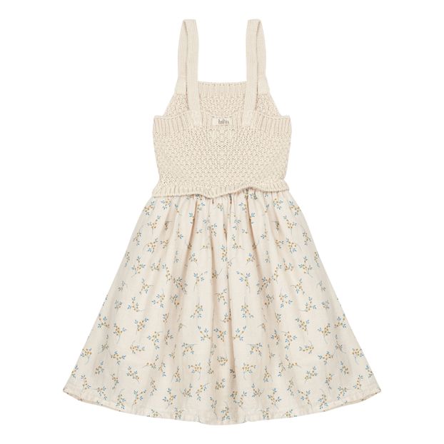 Organic Cotton Bi-material Dress -product