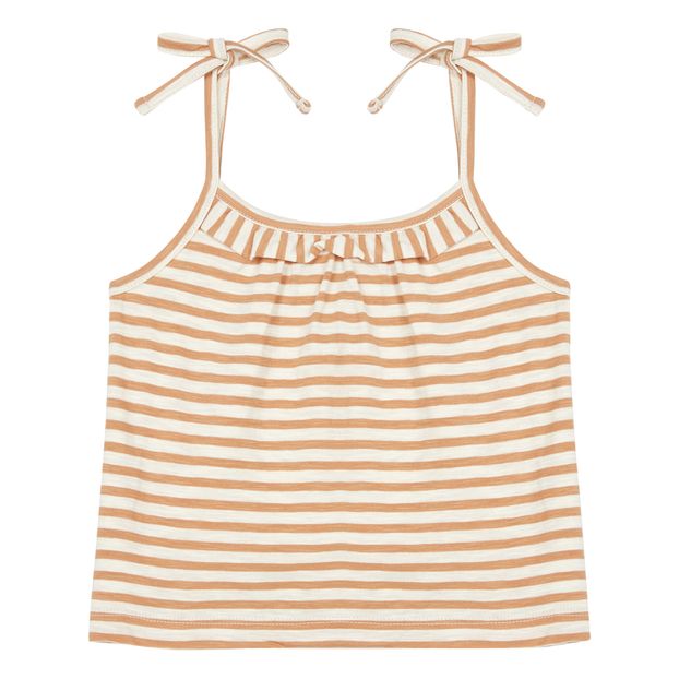 Top in cotone bio a righe -product