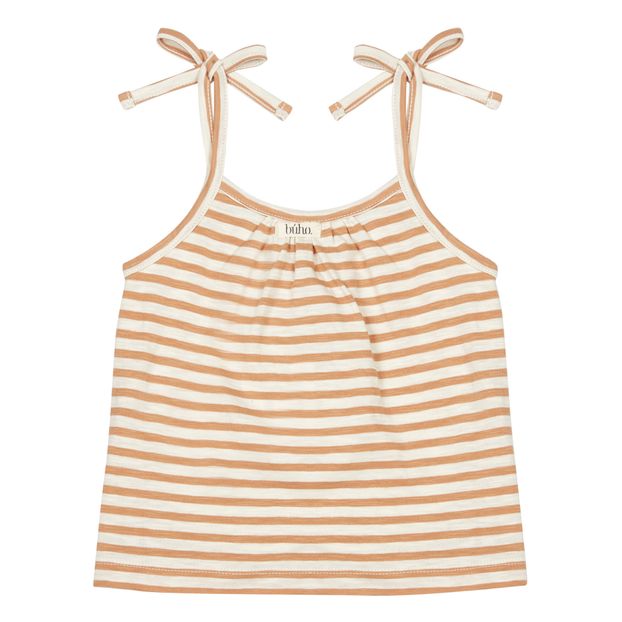 Top in cotone bio a righe -product