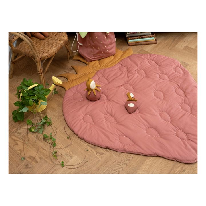 Hochet Fraise en coton bio- Image produit n°4