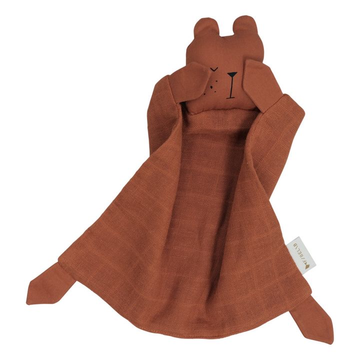 Organic Cotton Bear Comforter | Cinnamon- Product image n°1