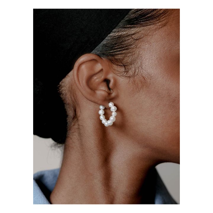 Estelle Earrings | White- Product image n°2
