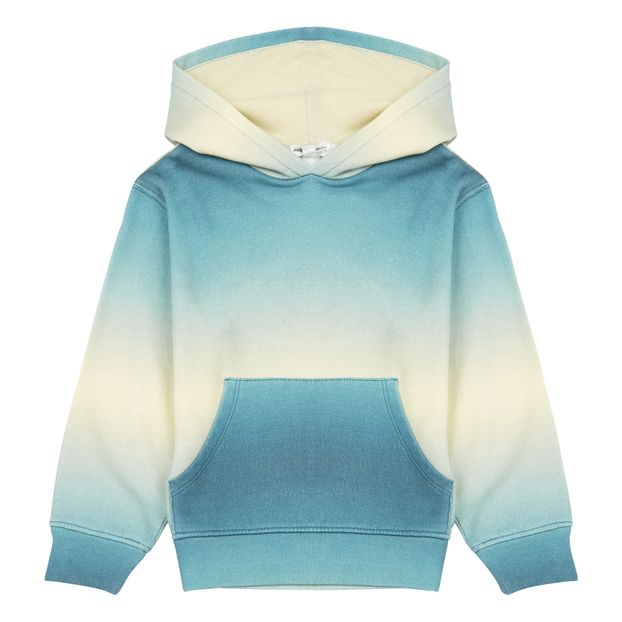 Felpa con cappuccio Gradient in cotone bio-product