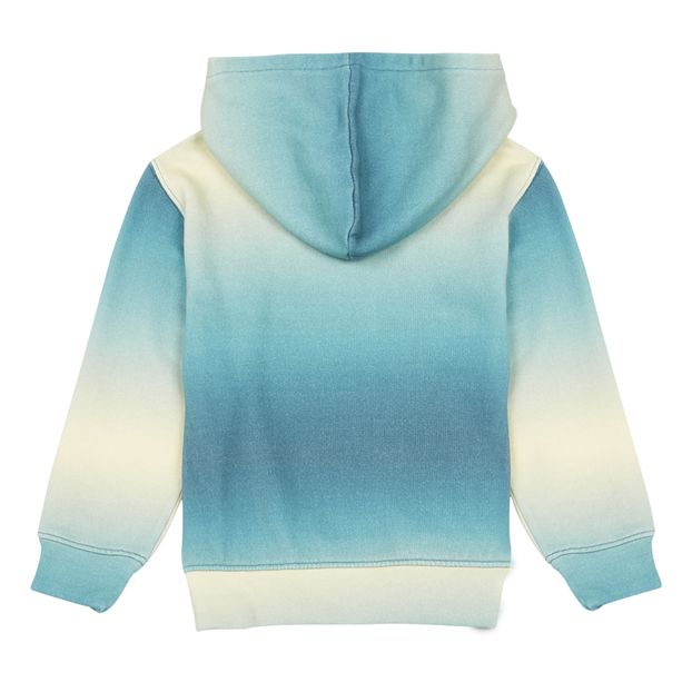 Felpa con cappuccio Gradient in cotone bio-product
