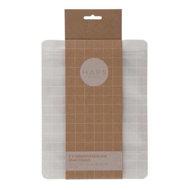 Snack bag réutilisable 1000 ml - Set de 3-product