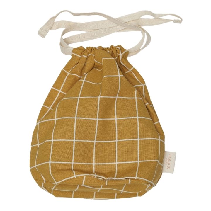 Sac multi-usage Check | Jaune moutarde- Image produit n°0
