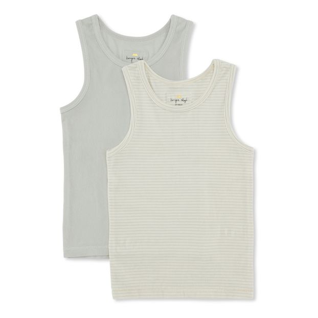 Set of 2 Organic Cotton Tank Tops -product