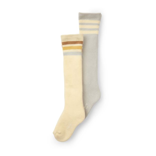 Set of 3 Organic Cotton Long Socks-product
