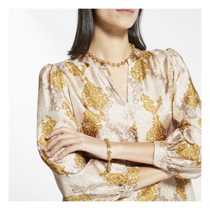 Upsilon bracelet | Gold- Product image n°1
