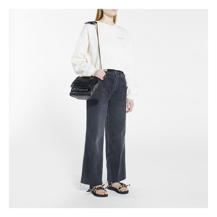 Felpa Joni Vintage Cropped Ecru- Immagine del prodotto n°1