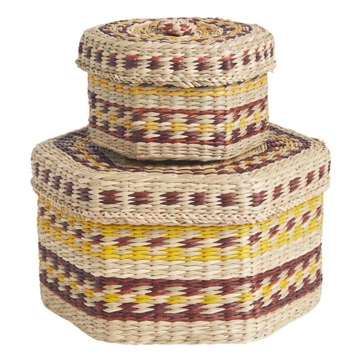 Portaoggetti Trinka in vimini - Set da 2- Immagine del prodotto n°0