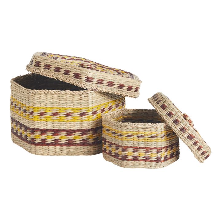 Boite de rangement Trinka en rotin - Set de 2- Image produit n°2